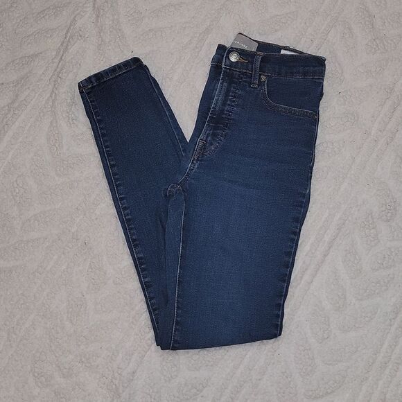 Everlane High Rise Stretch Skinny Jeans 139393 Size 25 Regular - Picture 1 of 6